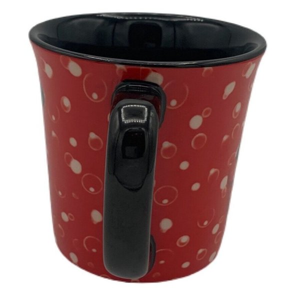 Keith Kimberlin Black Lab Puppy With red Background Black Inside White Bubbles - Picture 6 of 9